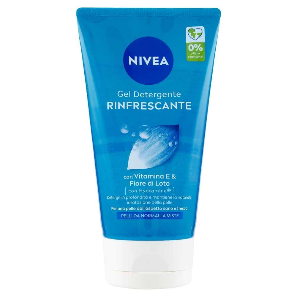 Nivea Gel Detergente Rinfrescante Pelli da Normali a Miste 150 ml